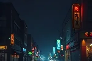 《午夜面团店》封面：凌晨亮着暖灯的小面包房